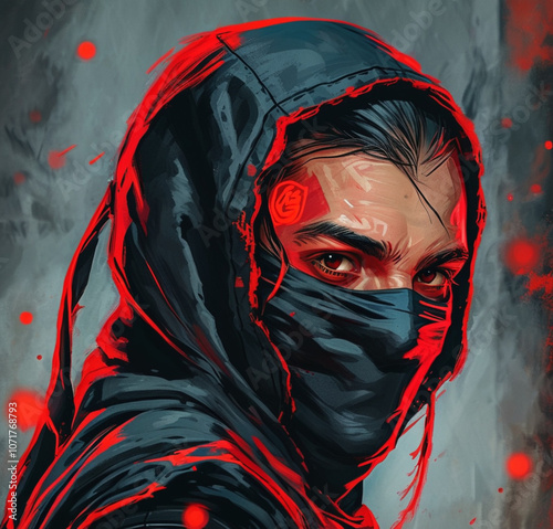 portrait of a ninja 