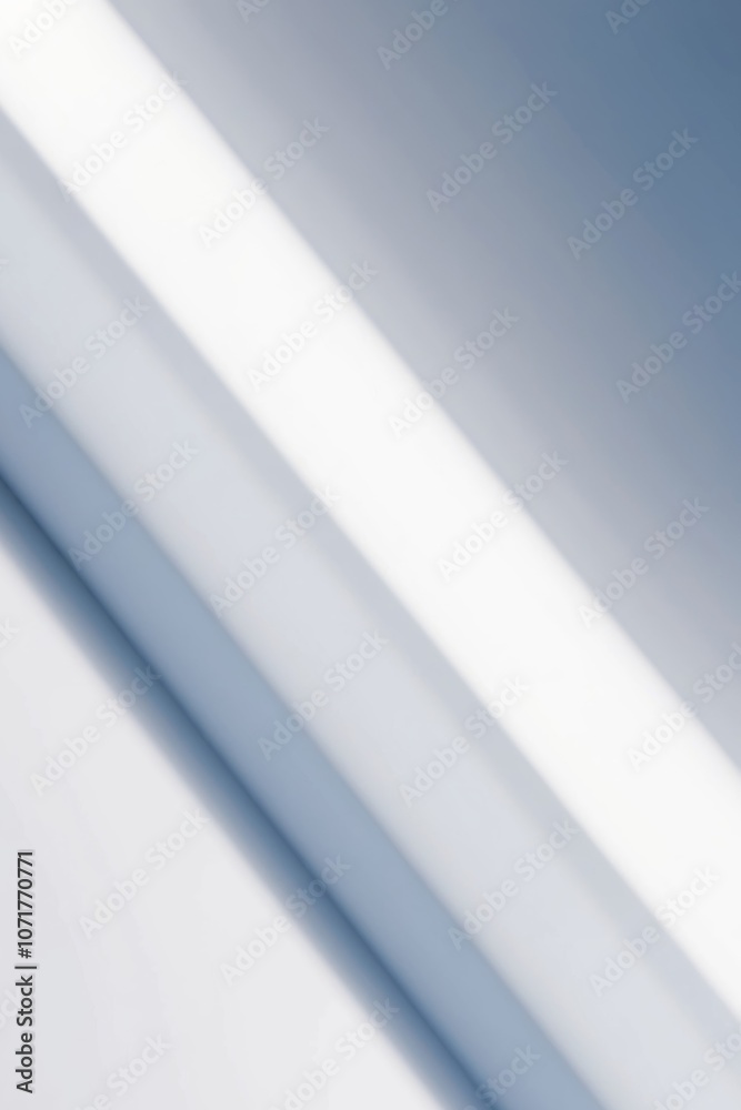 Fototapeta premium Linear gradient blue background with shades of white.