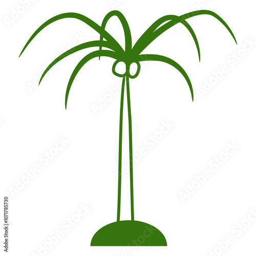 Palm Island Tree Beach Vacation Coconut Sea Nice Cool South Seas Tropical Warm Weather Caribbean Plant Nature Lover Floral Summer Holiday Life Isolated T-Shirt Poster Sticker Print Illustration Design