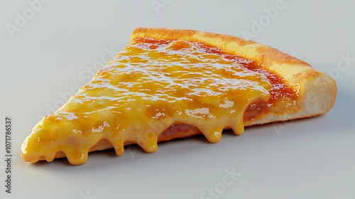 Deliciously Melted Cheese on a Generous Slice of Pizza with a Golden Crust and Rich Tomato Sauce Perfect for Food Lovers and Culinary Creations photo