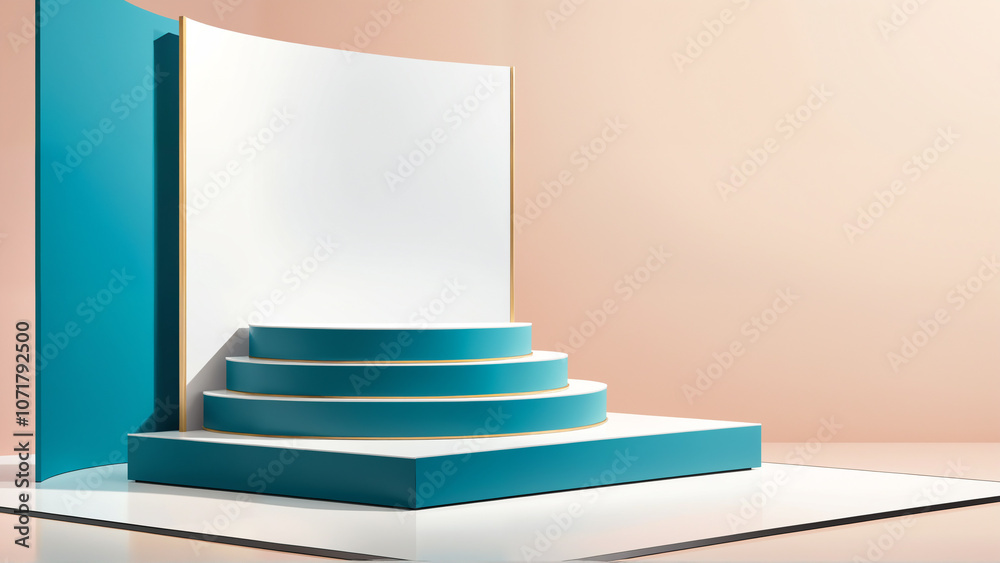 Obraz premium The podium background for product display 