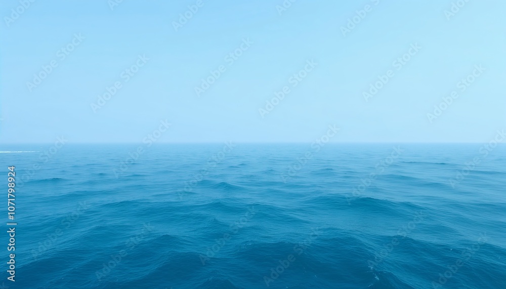 custom made wallpaper toronto digitalVast Blue Ocean Under Clear Sky Horizon