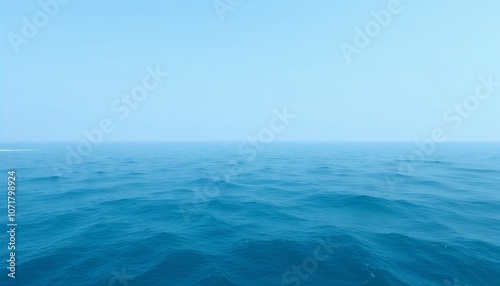 Wallpaper Mural Vast Blue Ocean Under Clear Sky Horizon Torontodigital.ca
