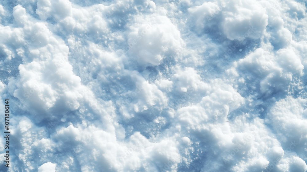 Close up of fresh snow texture covering the ground Close up of fresh snow texture covering the ground