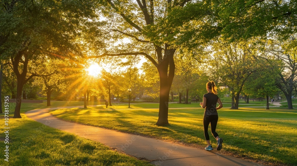 Morning Jog in the Park