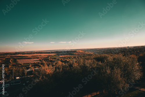 Autumn Landscape Overlooking Diyarbakir Countryside