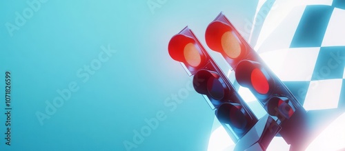 Red Lights and Checkered Flag