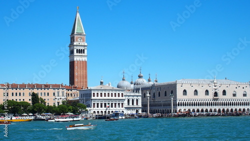 Landschaft von Venedig mit der Kirche San Marco