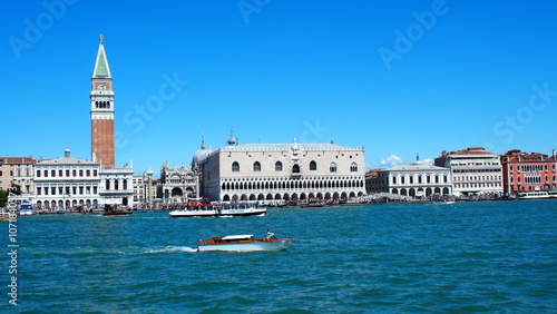 Landschaft von Venedig mit der Kirche San Marco