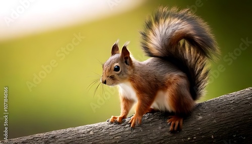 Squirrel in garden