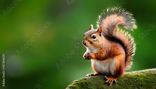 Squirrel in garden