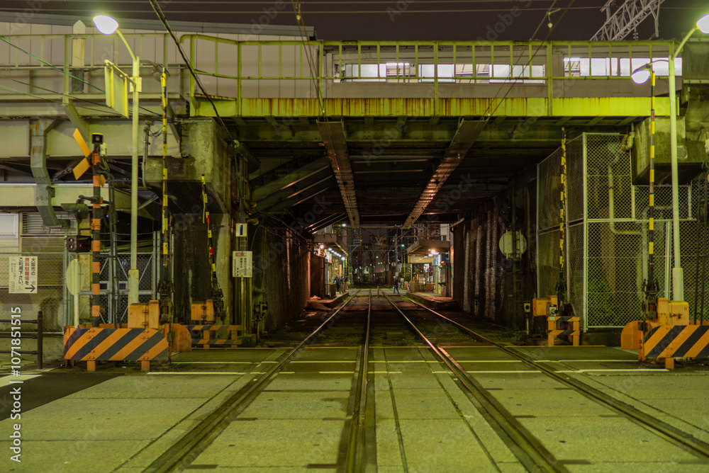 Fototapeta premium Railway in osaka