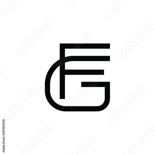 Free Download FG monogram logo design letter text name symbol monochrome logotype alphabet character simple logo - GFXLoad