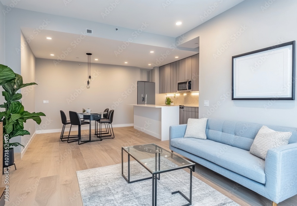 Fototapeta premium Modern Apartment Living Room.