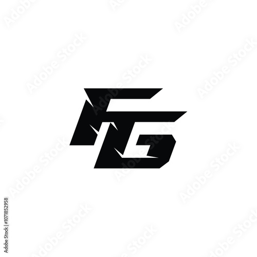 Free Download FG monogram logo design letter text name symbol monochrome logotype alphabet character simple logo - GFXLoad