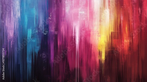 Abstract colorful vertical lines creating a vibrant and dynamic visual effect.