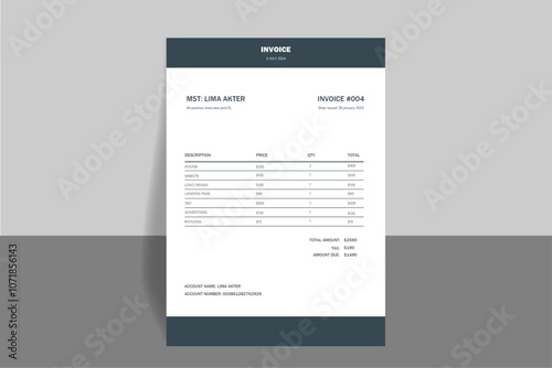 invoice design