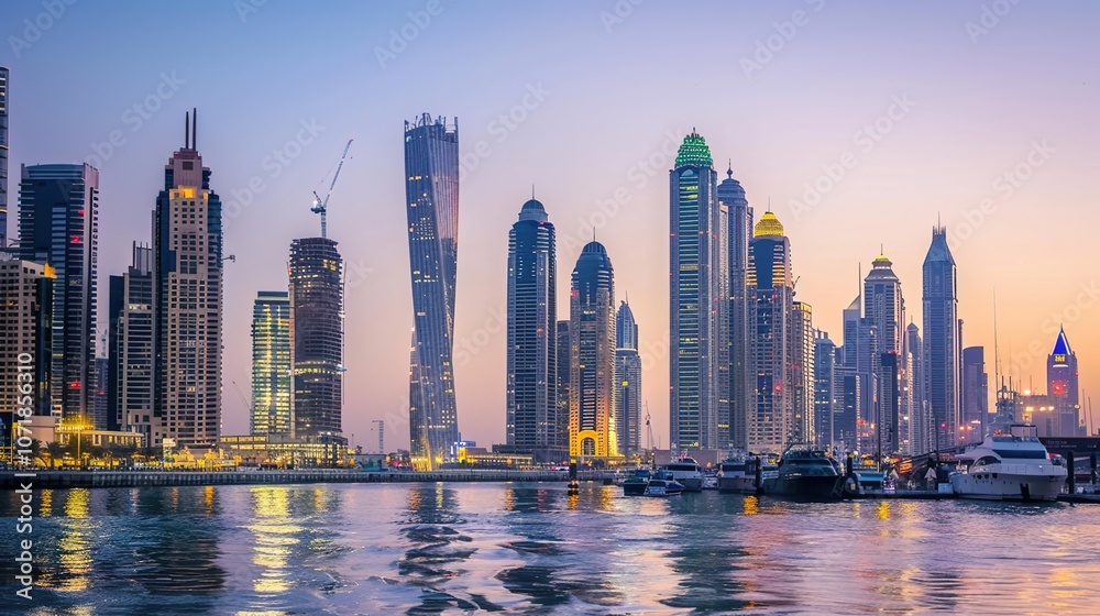 Obraz premium City of London at twilight