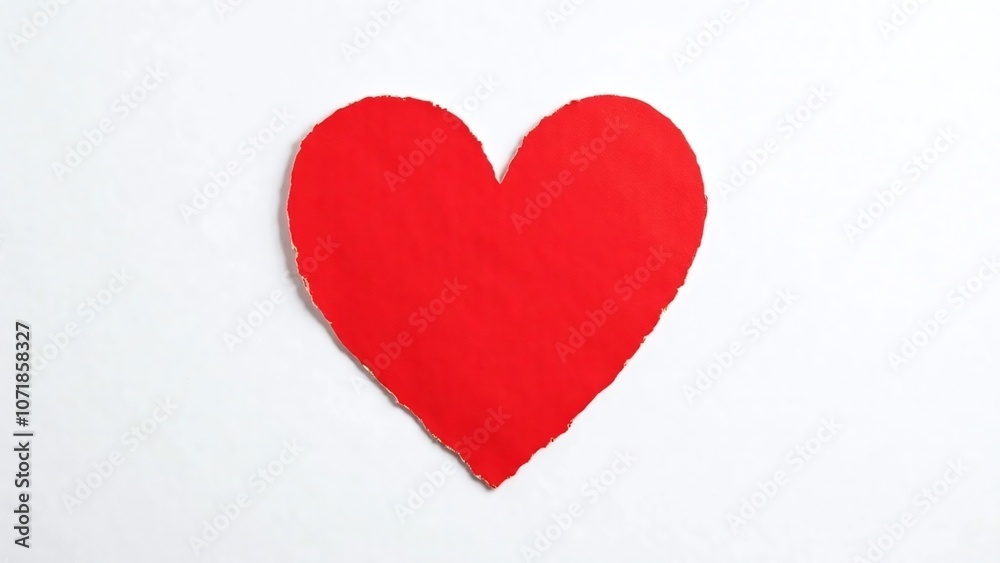 St. Valentine_s Day,Item with red heart cut from white textured backdrop, item-clean and heart-symmetrical St. Valentine_s Day,Item with red heart cut from white textured backdrop, item-clean and heart-symmetrical
