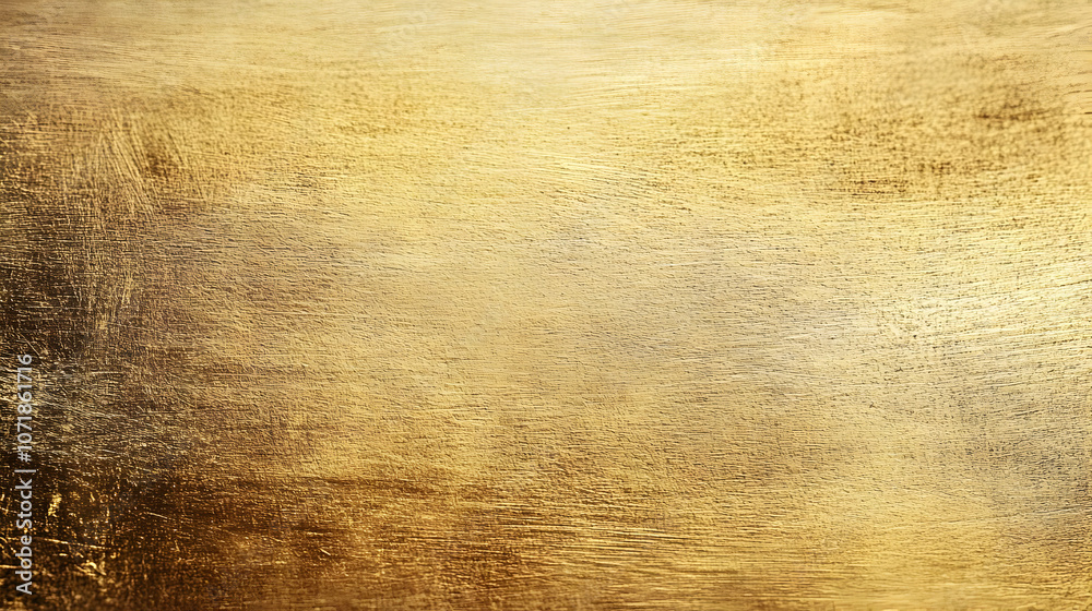 Fototapeta premium Abstract Golden Texture Background with Subtle Brushstrokes, Suitable for Design Projects, Elegant and Luxury Feel