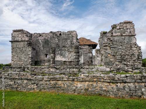 Tulum maya historical archeological site yucatan mexico