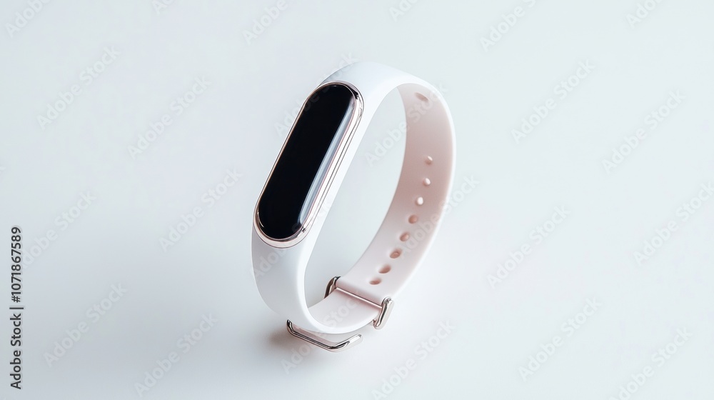 A white and black wristwatch with a gold band A white and black wristwatch with a gold band