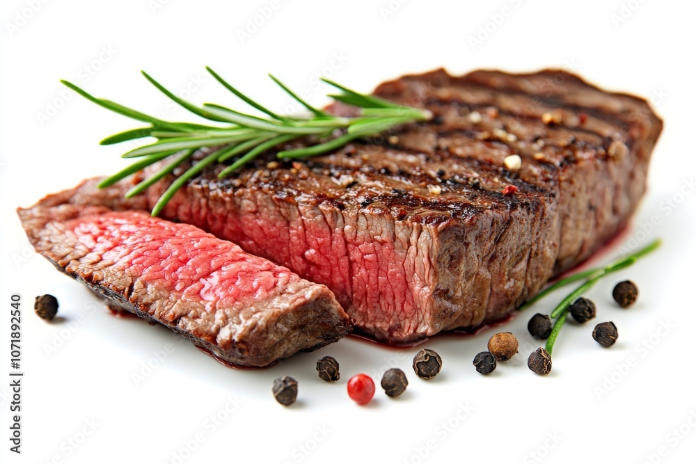 Grilled Steak with Rosemary and Peppercorns Grilled Steak with Rosemary and Peppercorns