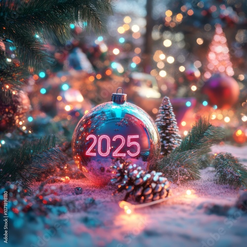 A Shiny Silver Christmas Or...