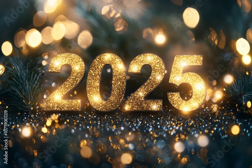 Glittering Gold 2025 New Ye...