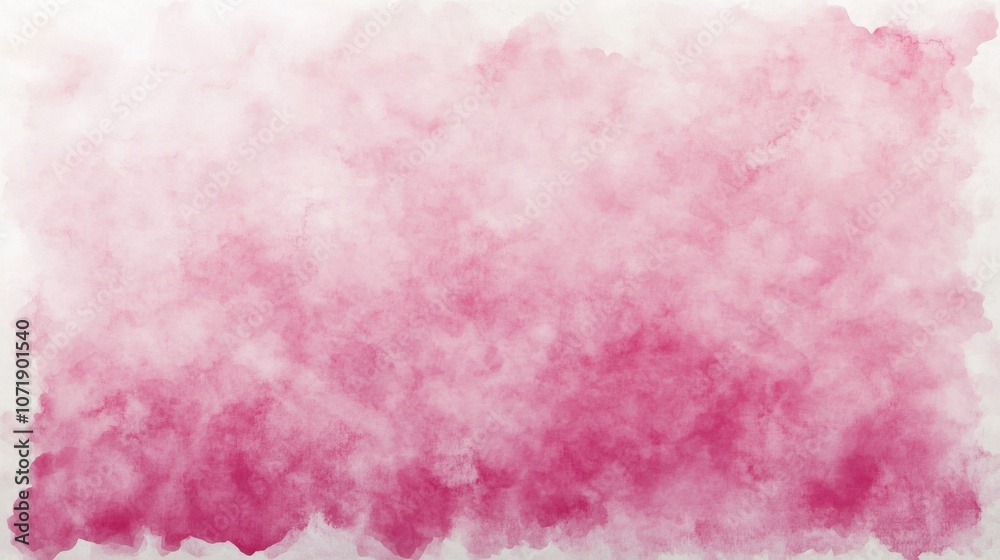 Fototapeta premium Soft pink watercolor background with a dreamy, textured appearance.
