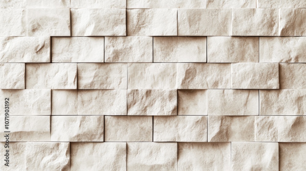 Cream and white brick wall texture background with a cozy and elegant stone and granite finish. Cream and white brick wall texture background with a cozy and elegant stone and granite finish.
