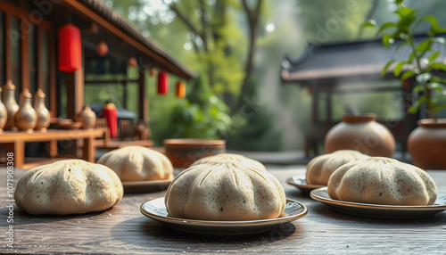 Pu'er tea cakes that people often drink in eastern areas highlighted by white, png photo