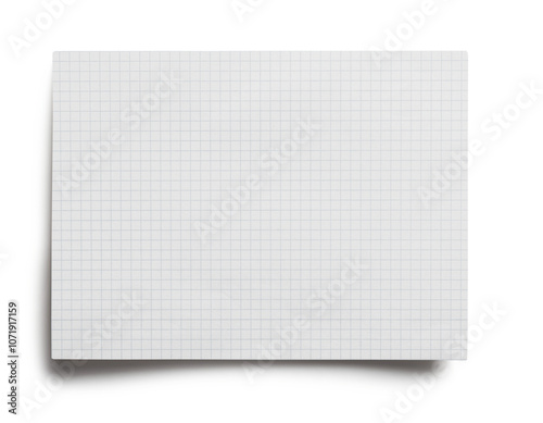 white checkered paper for message, note and graphic design