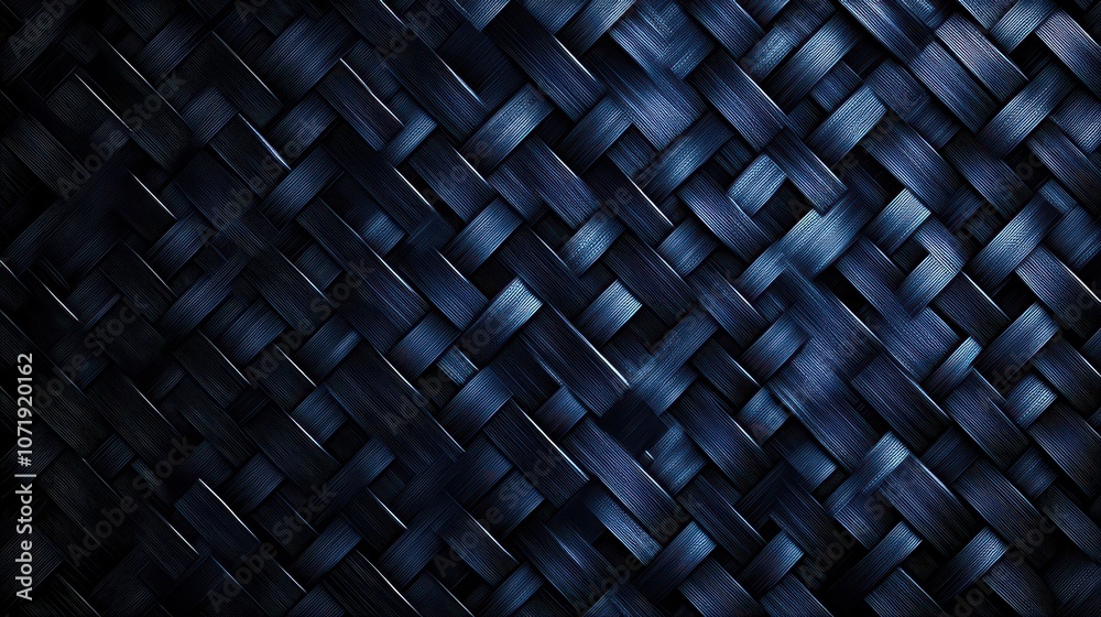 Woven Carbon Fiber Texture with Metallic Sheen: High-Resolution Digital ...