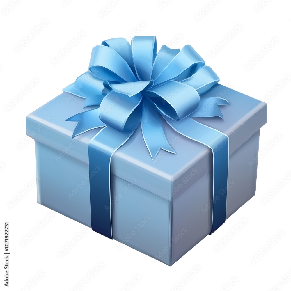 Fototapeta premium gift box with ribbon isolated on white