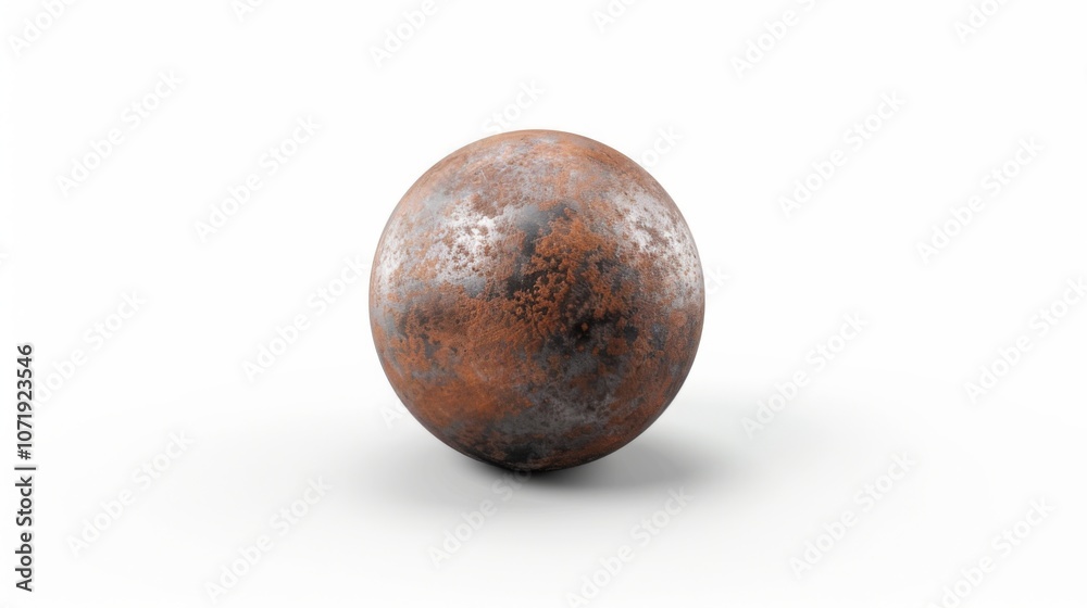 Rusty Metal Sphere: Abstract 3D Render Rusty Metal Sphere: Abstract 3D Render