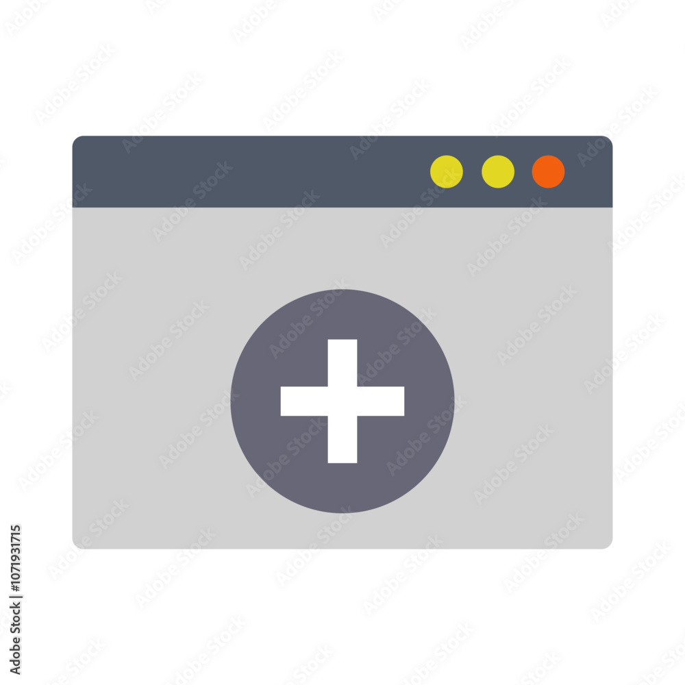 Obraz premium Add new web window