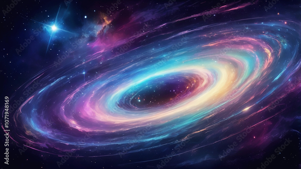 Obraz premium Holographic background