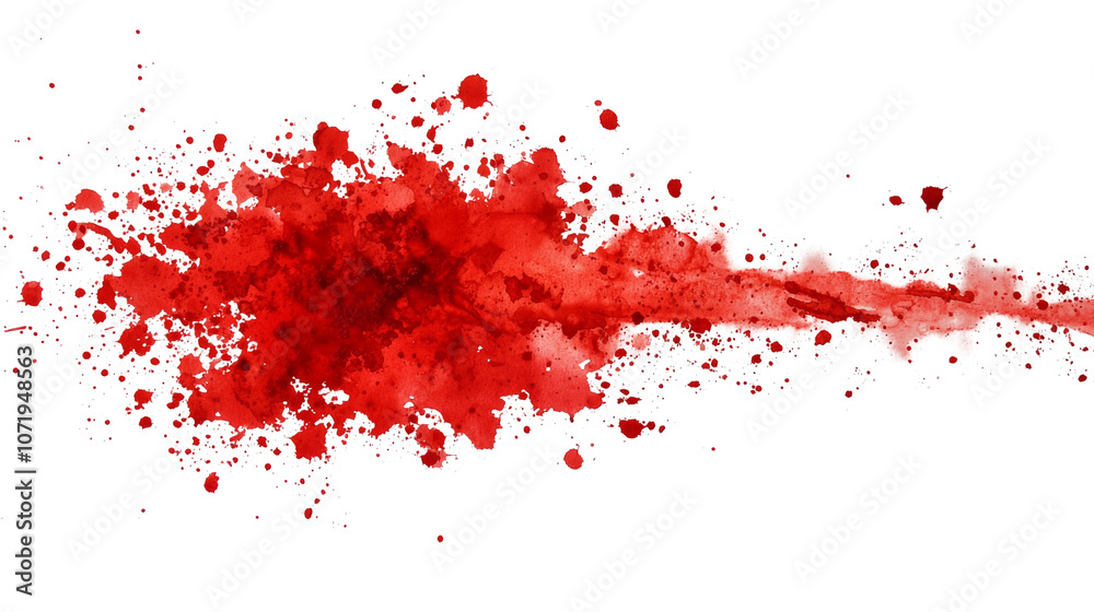 Obraz premium Abstract Red Splashes 