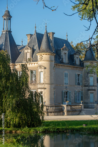 Château de Thillombois dans la Meuse, en Lorraine. 