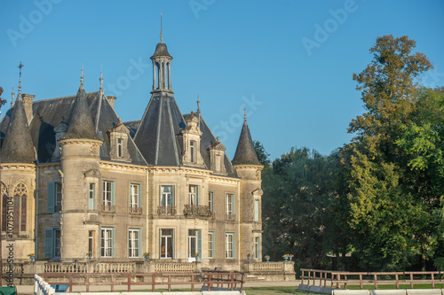 Château de Thillombois dans la Meuse, en Lorraine. 