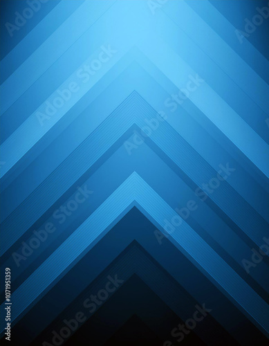 Abstract Blue Chevron Background
