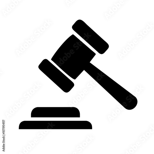 Judge Hammer Icon