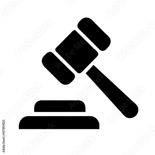 Judge Hammer Icon