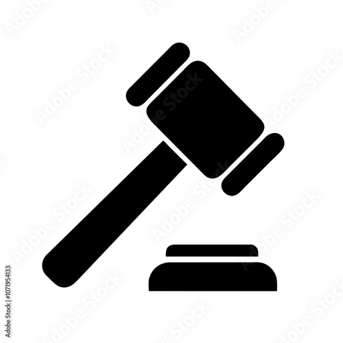Judge Hammer Icon