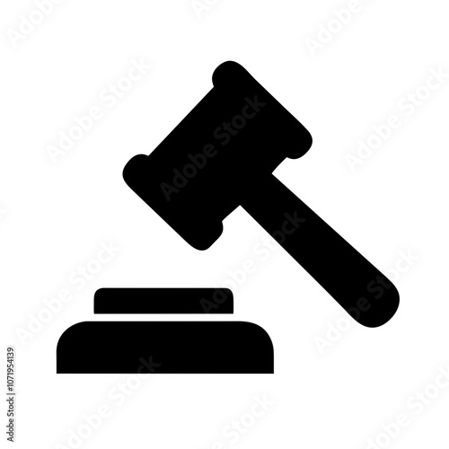 Judge Hammer Icon