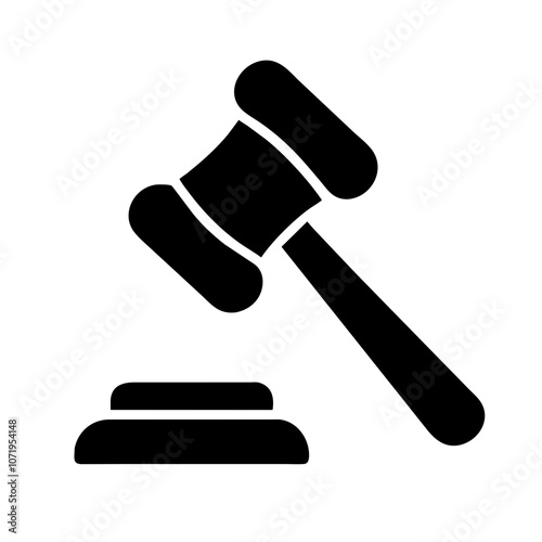Judge Hammer Icon