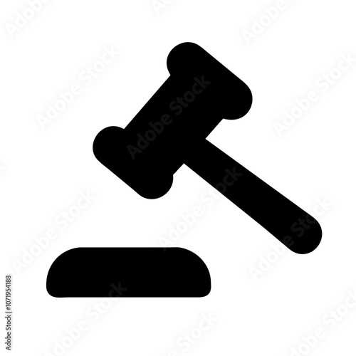 Judge Hammer Icon