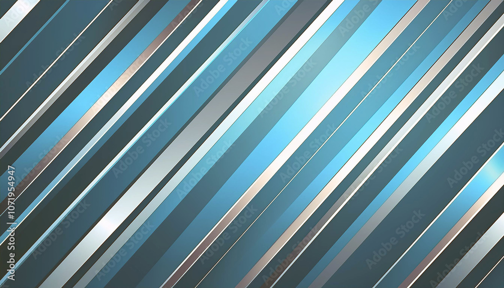 Obraz premium Abstract Diagonal Striped Background in Blue,