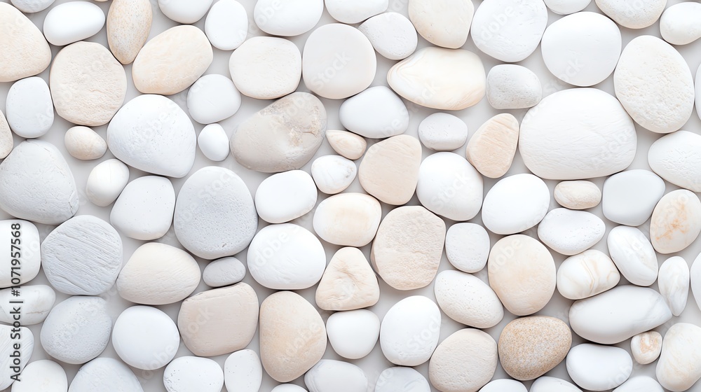 Smooth white stones texture background image. Smooth white stones texture background image.
